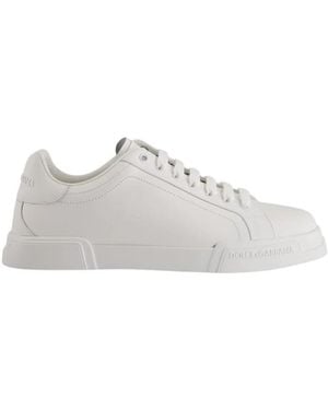 Dolce & Gabbana Portofino Low-Top Sneakers - Weiß