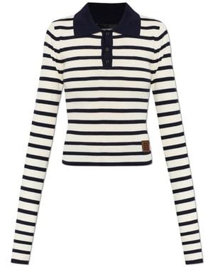 DSquared² V-Neck Knitwear - Blu