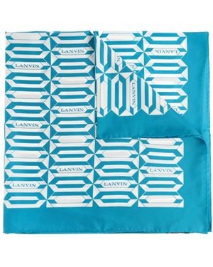 Lanvin Silky Scarves - Blue
