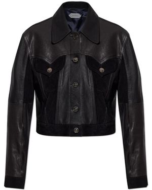Versace Leather Jackets - Black