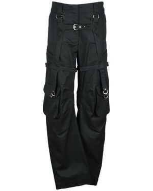 Off-White c/o Virgil Abloh Regular Fit Cargo Trousers - Black