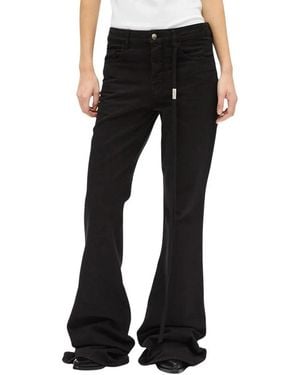 Ann Demeulemeester Flare Jeans - Black