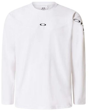 Oakley Langarm Performance T-Shirt - Weiß