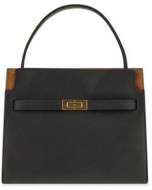 Tory Burch Tassen ,Zwart ,Leer Lee Radziwill Small Double Bag