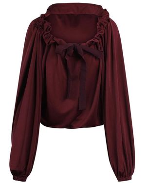 Patou Top Mit Kordelzug - Rot