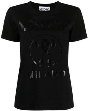 Moschino Double Question T-Shirt - Zwart