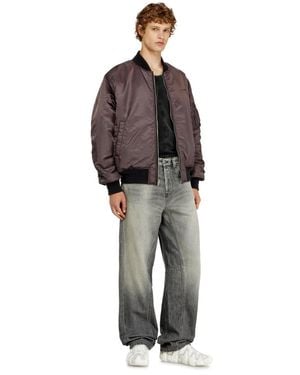 DIESEL Wide Jeans - Gris