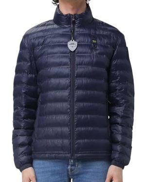 Blauer Winter Jackets - Bleu