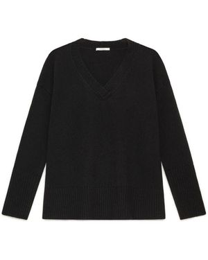 Maliparmi Cashmere Merinos Gebreid - Zwart
