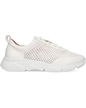 Calpierre Schoenen ,Wit ,Leer Dina Fiocco Neve
