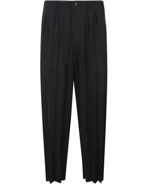 Issey Miyake Cropped Trousers - Black