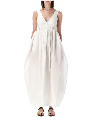Rohe Kleedjes ,Wit ,Sculptural Dress