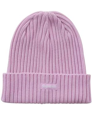 Supreme Accessoires ,Roze ,Katoen Cotton Cuffed Beanie - Paars