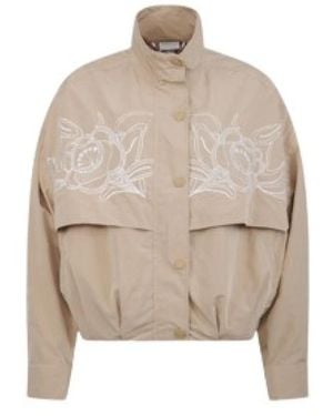 Sportalm Bestickte Damenjacke - Natur