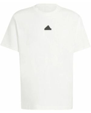adidas Klassisches Weißes Herren Rundhals T-Shirt