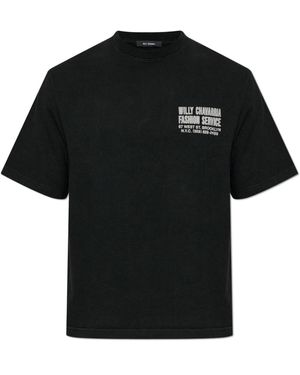 Willy Chavarria T-Shirts - Black