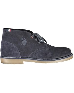 U.S. POLO ASSN. Lace-Up Boots - Blue