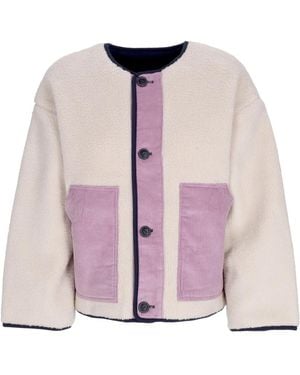 Element Chaqueta Polar Mujer Oso De Peluche Augusta Pile - Morado
