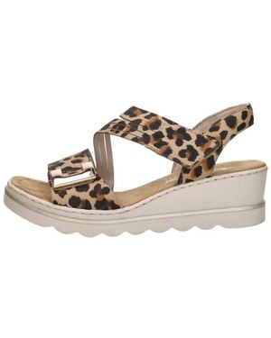Rieker Sandalen Plat - Meerkleurig