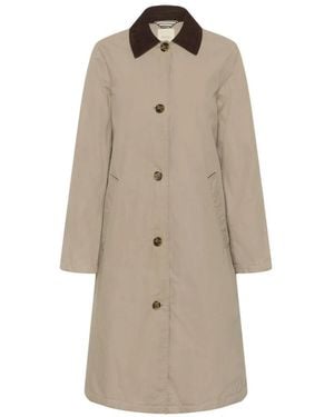 Part Two Single-Breasted Coats - Natural