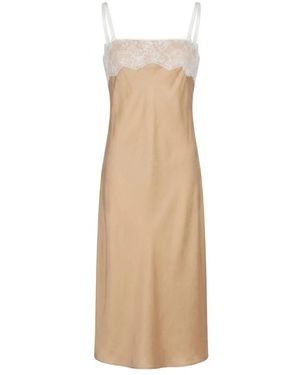 Carven Lingerie Lace Dress - Natur