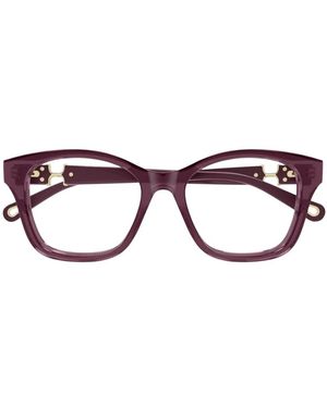 Chloé Accessoires ,Paars ,Ch 0334O Optisch Montuur - Bruin