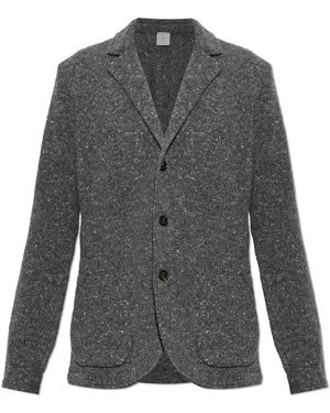 Eleventy Truien & Vesten ,Grijs ,Wol Cardigan Met Zakken