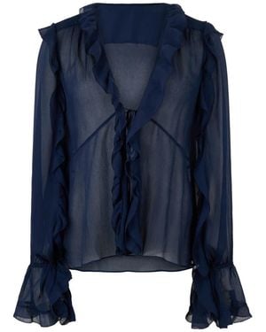 Alberta Ferretti Blouses - Blue