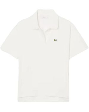 Lacoste Polo Shirts - White