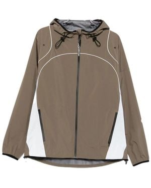 Balenciaga Jassen ,Groen ,Nylon Techwear Ritshuit Jas