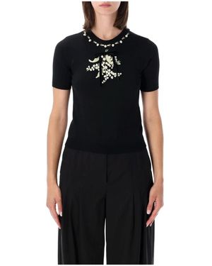 Valentino Garavani Round-Neck Knitwear - Black
