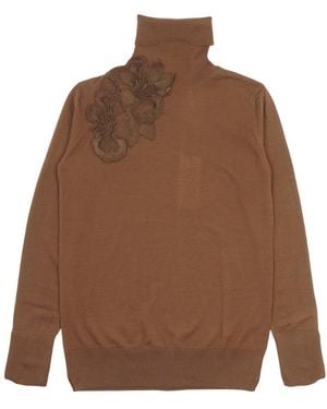 Ermanno Scervino Turtlenecks - Brown