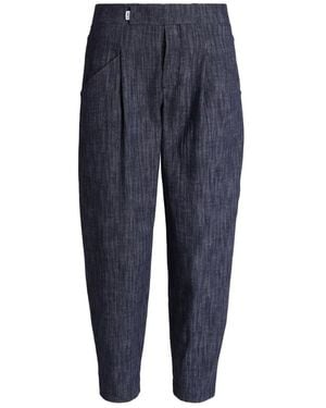 PNTS Cropped Trousers - Bleu
