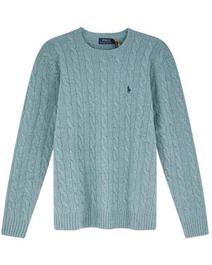 Ralph Lauren Round-Neck Knitwear - Blu