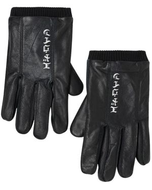 Edwin Motor Lederhandschuhe - Schwarz