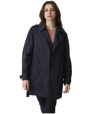 Aspesi Double-Breasted Coats - Blauw