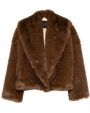 BB COUTURE Faux Fur & Shearling Jackets - Brown