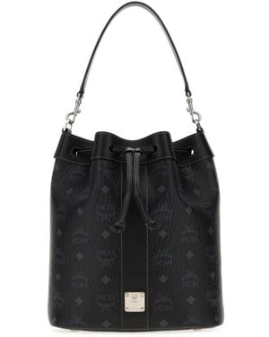 MCM Tassen ,Zwart ,Leer Dessau Bucket Bag