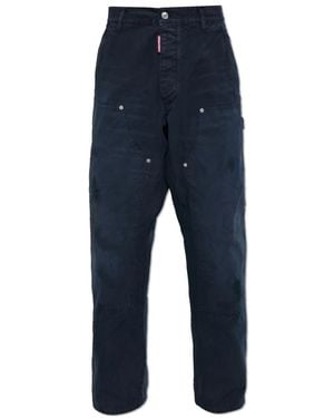 DSquared² Wide Trousers - Azul