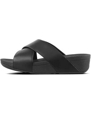 Fitflop Schwarze Slide Sandalen