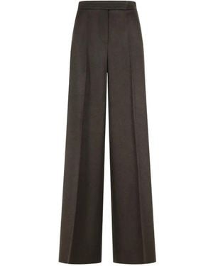 Max Mara Filato Wide-Leg Pant - Grijs