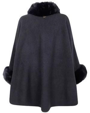 Twinset Jassen ,Zwart ,Zwarte Jassen Voor Vrouwen - Blauw