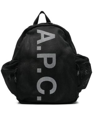 A.P.C. Backpacks - Black