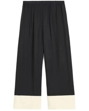 By Malene Birger Mirabello Wide-Leg Broek - Zwart