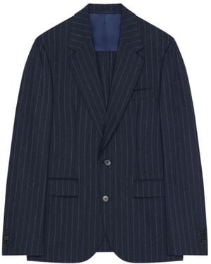 Givenchy Gedekonstrueerde Pinstripe Blazer - Blauw