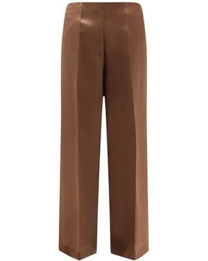 Alberta Ferretti Wide Trousers - Brown