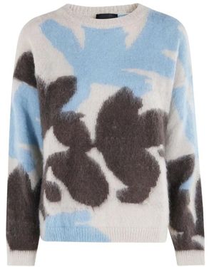 Roberto Collina Round-Neck Knitwear - Bleu