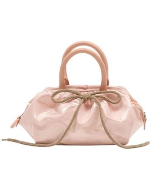 Simone Rocha Mini Bag Mit Gerafftem Griff - Pink
