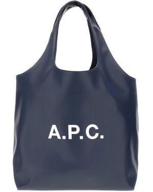 A.P.C. Tote Bags - Blu