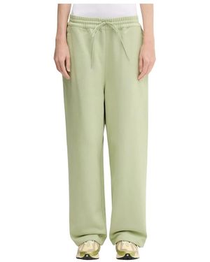 Y-3 French Terry Wide Leg Pant - Groen